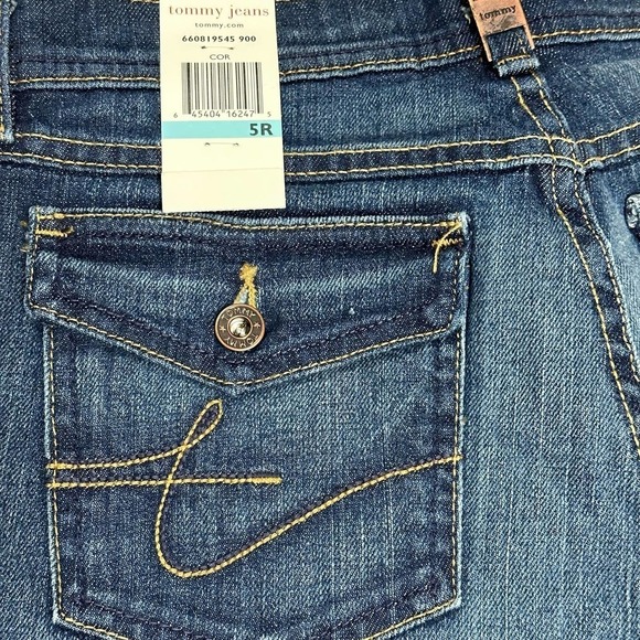 Tommy Jeans Stretch Pants by Tommy Hilfiger Size 5 Flare New with Tag - Picture 11 of 13